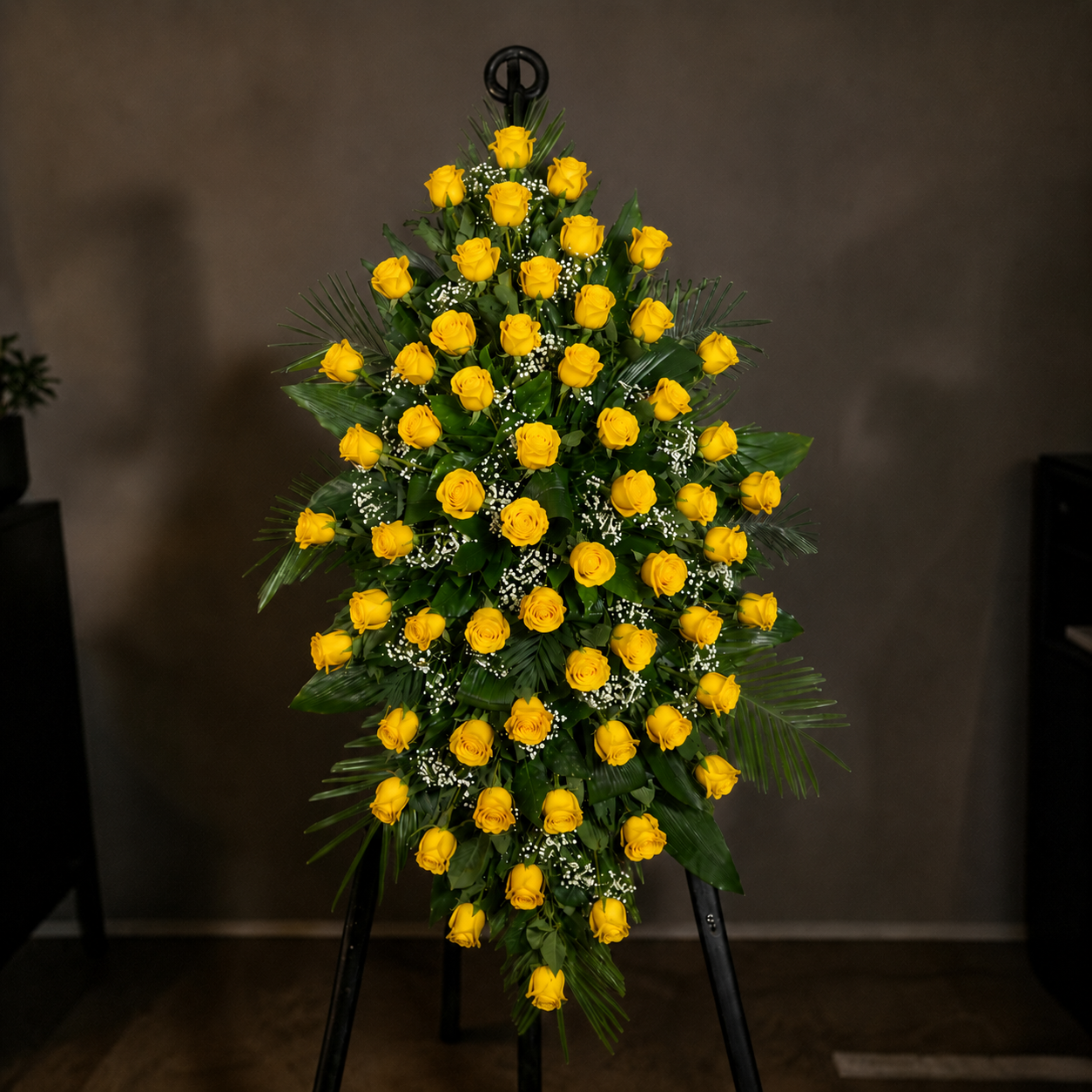 Lagrimal fúnebre de Rosas Naturales